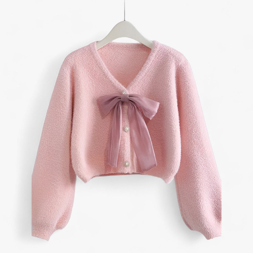 Rosalune | Maglione Morbido da Donna con Fiocco per i Giorni Invernali