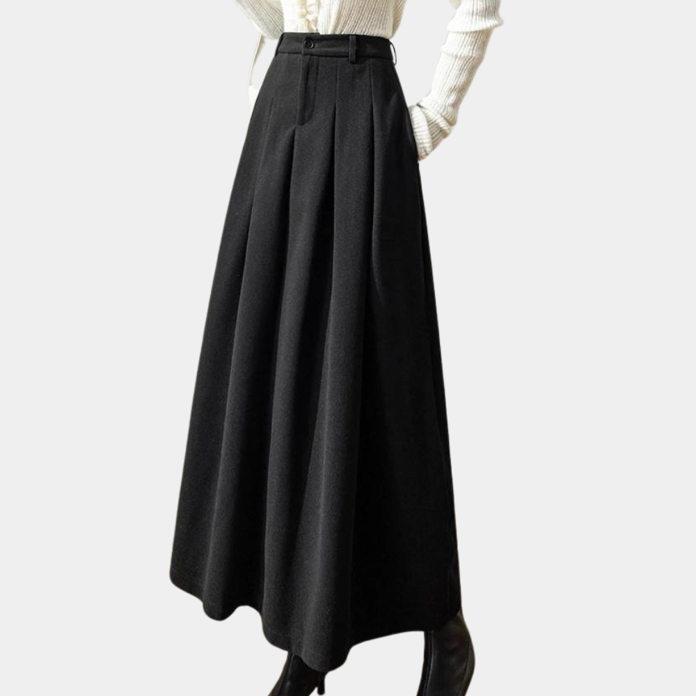 Erelva | Gonna lunga elegante da donna a vita alta