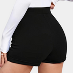 Kornelia | Shorts Eleganti da Donna con Vita Alta e Bottoni