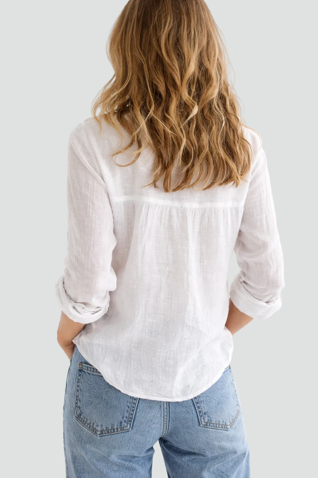 Nipple | Women's Linen Button-Up Blouse