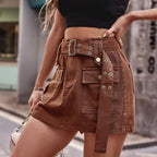 Laurisse | Shorts cargo jeans da donna con tasche per l'estate