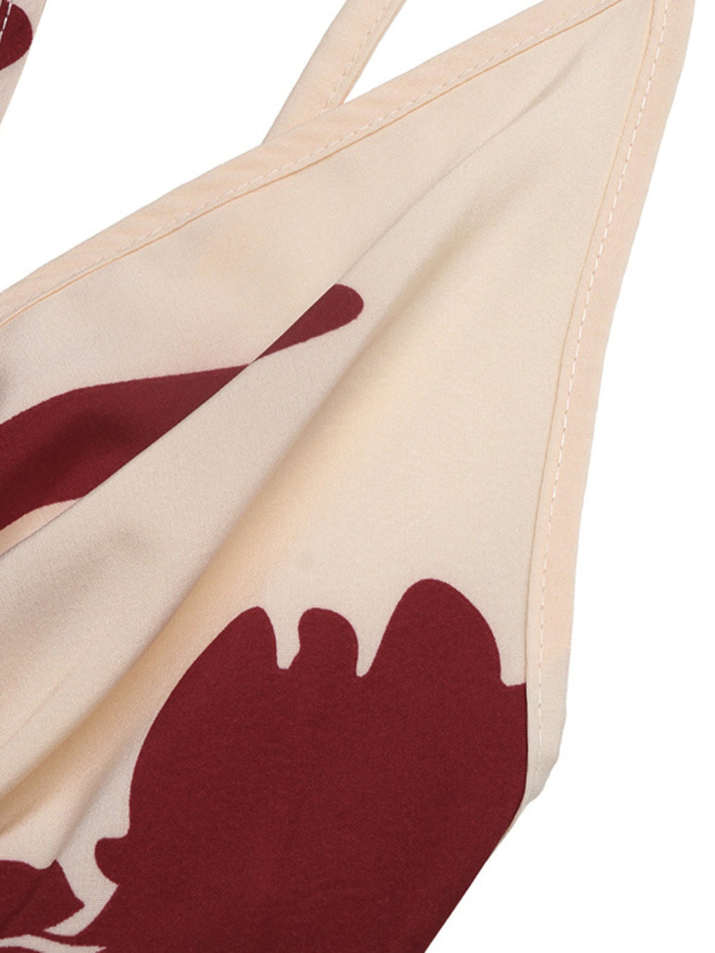 Serelina | Abito Estivo Maxi Donna con Scollo a V e Motivo Floreale Elegante