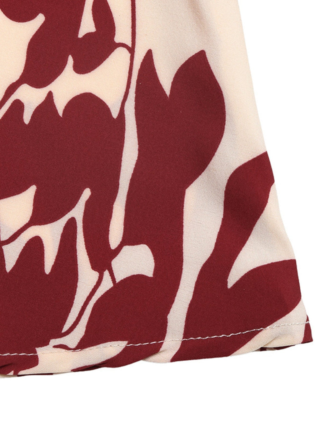 Serelina | Abito Estivo Maxi Donna con Scollo a V e Motivo Floreale Elegante