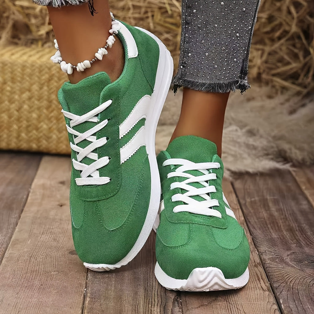 Verlina | Damska Sneakersy Casual Sznurowane Komfortowe