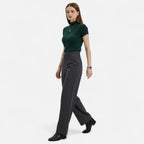 Rozalia | Top aderente da donna con maniche corte casual