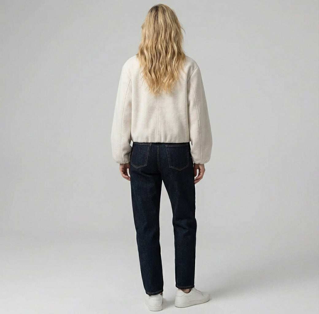 Novelle | Giacca Bomber Casual Donna Corta con Cerniera