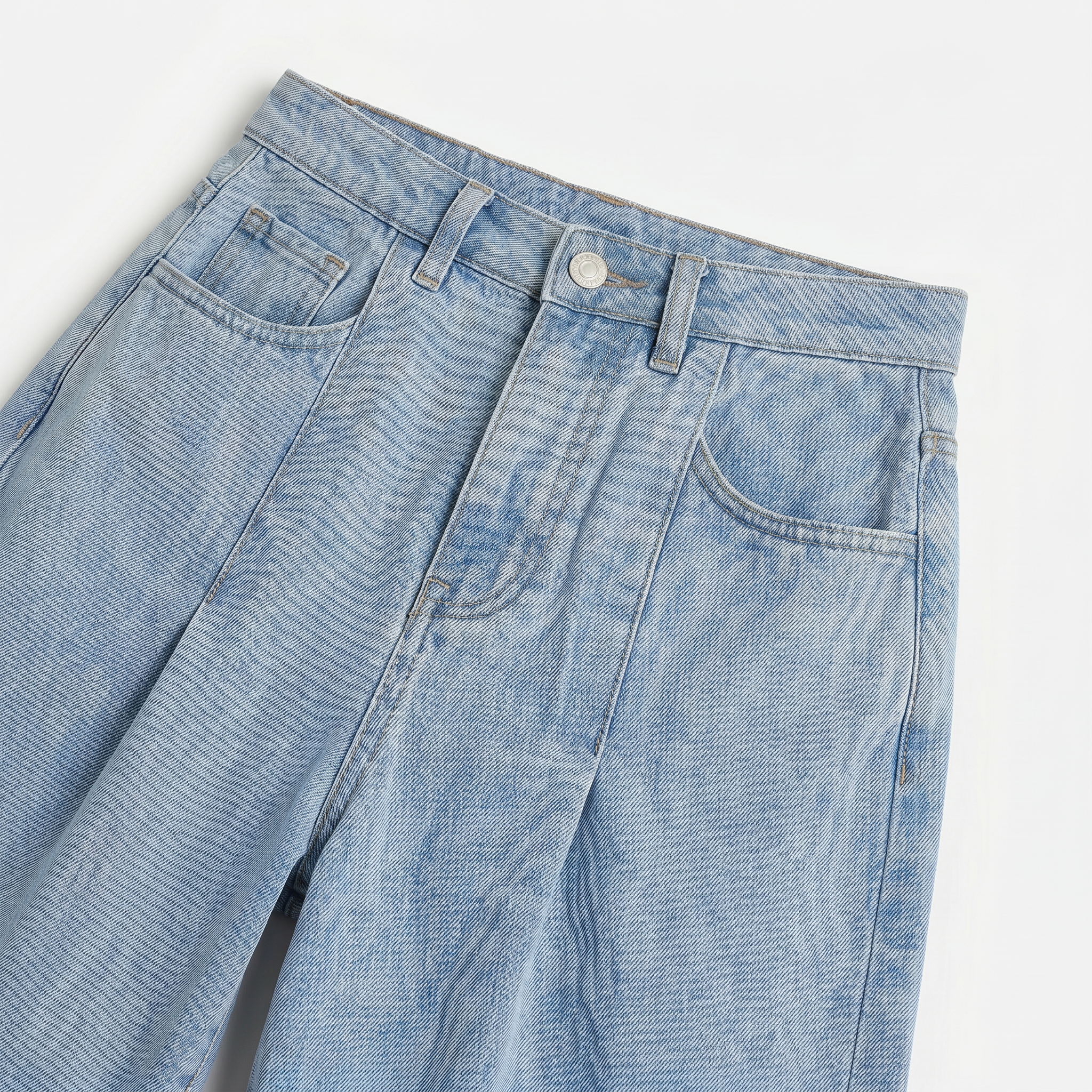 Mila | Women's Denim Bermuda Shorts with Adjustable Waist