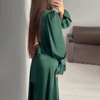 Stella | Elegancka Satynowa Sukienka Maxi