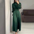 Stella | Elegancka Satynowa Sukienka Maxi