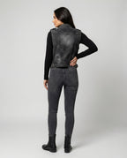 Kutti | Gilet Donna Denim Biker Senza Maniche Casual