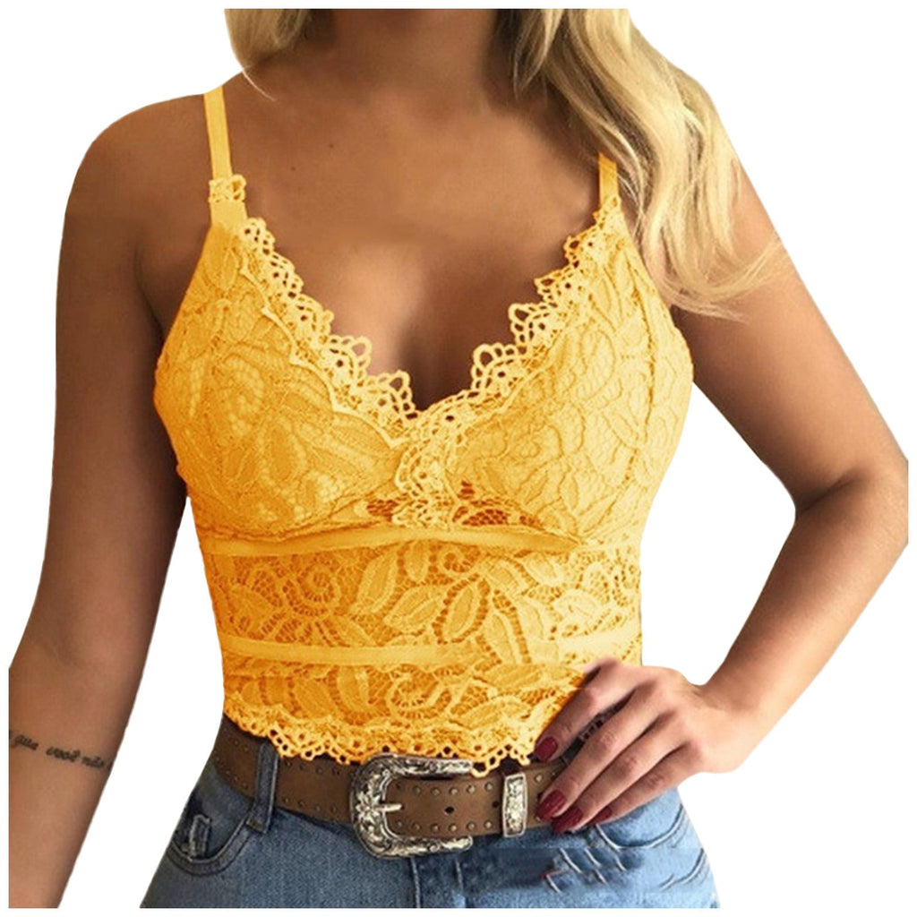 Mara | Lace Bralette Top with Adjustable Straps