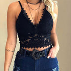 Mara | Lace Bralette Top with Adjustable Straps