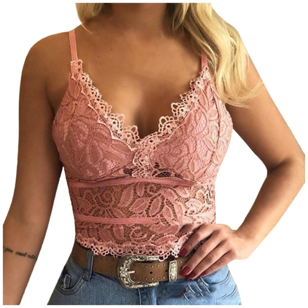 Mara | Lace Bralette Top with Adjustable Straps