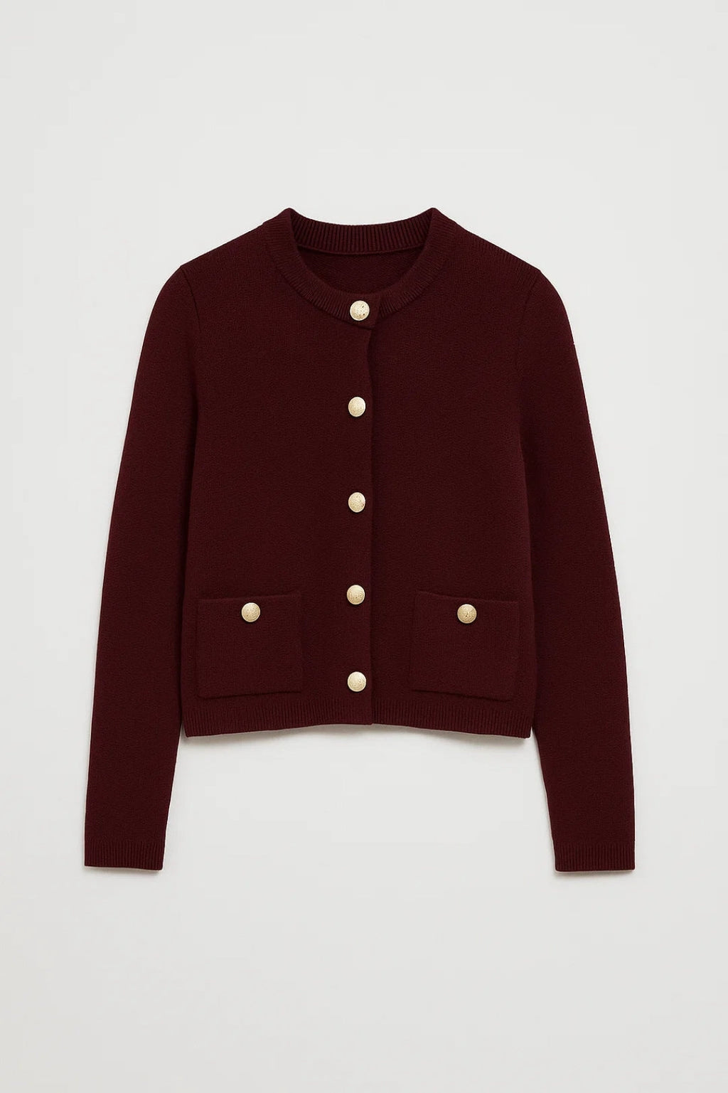 Marivelle | Cardigan corto da donna con bottoni dorati