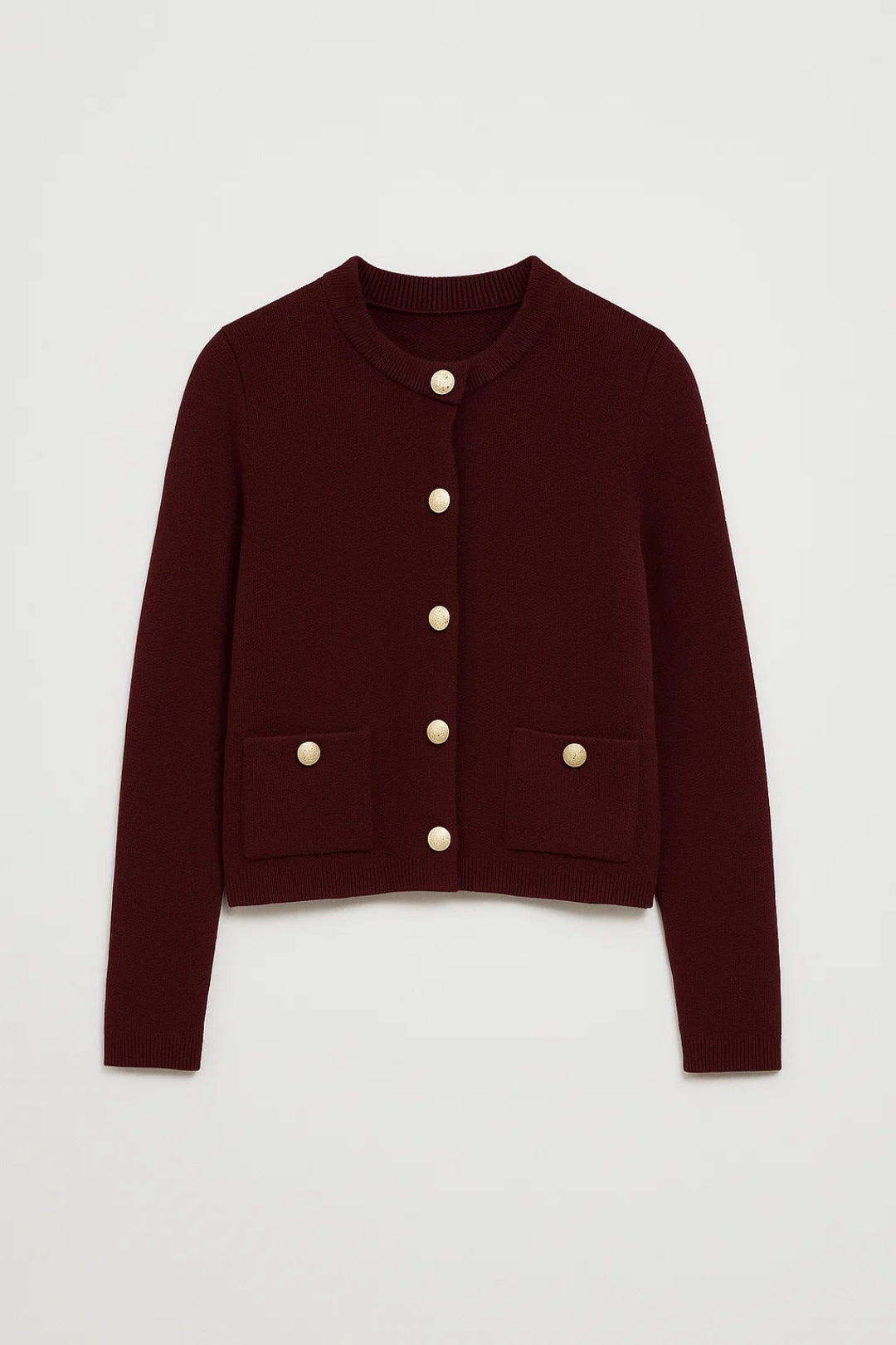 Marivelle | Cardigan corto da donna con bottoni dorati