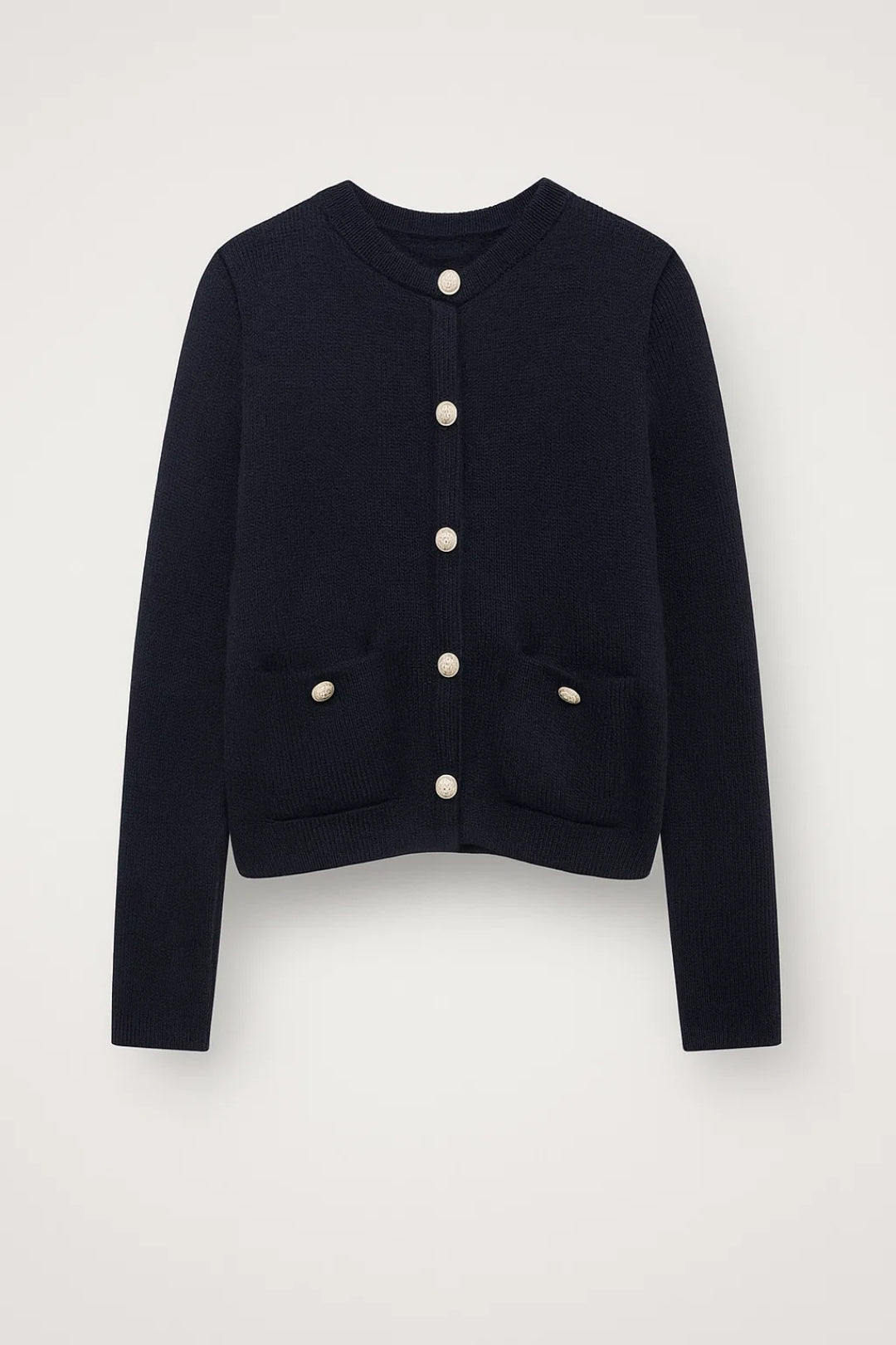Marivelle | Cardigan corto da donna con bottoni dorati