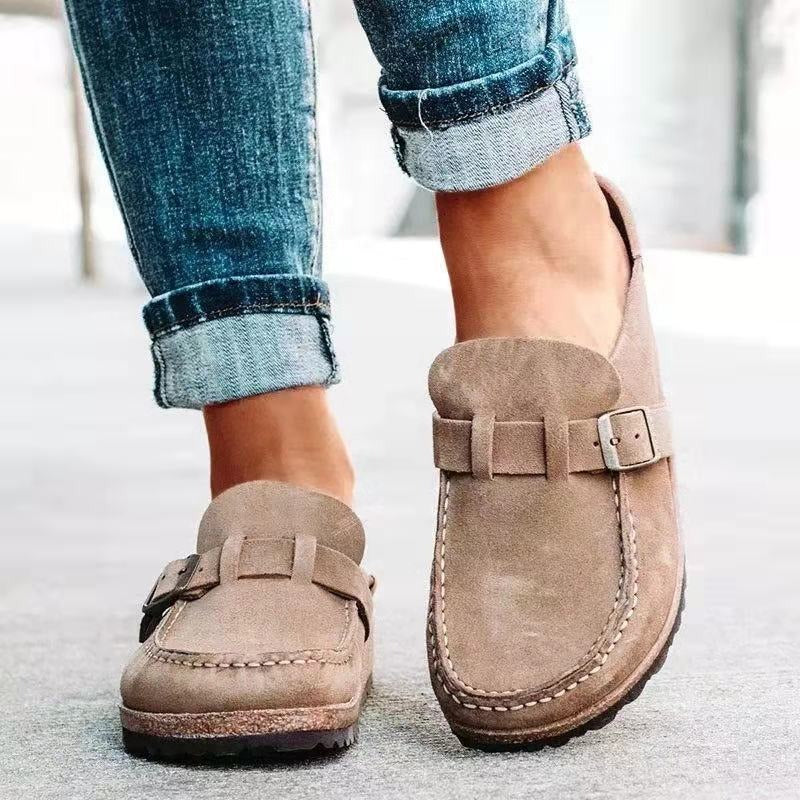 Arvella | Women's Slip-On Casual Loafers with Buckle