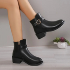 Cavella | Stivaletti casual da donna con tacco e fibbia