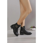 Cavella | Stivaletti casual da donna con tacco e fibbia
