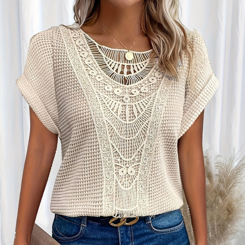 Solmira | Women's Lightweight Breathable Knit Casual Blouse