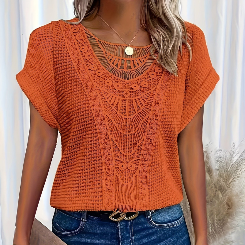 Solmira | Women's Lightweight Breathable Knit Casual Blouse