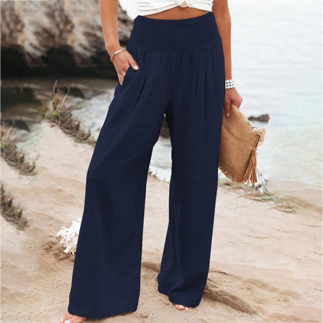 Champa | Women's Wide-Leg High-Waist Pants