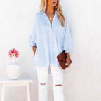 Amelia | Damska Oversize Koszula w Paski