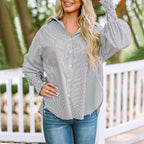 Amelia | Damska Oversize Koszula w Paski