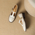 Strivelle | Scarpe Mary Jane Vintage da Donna con Tacco Basso