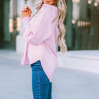 Amelia | Damska Oversize Koszula w Paski