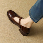 Strivelle | Scarpe Mary Jane Vintage da Donna con Tacco Basso