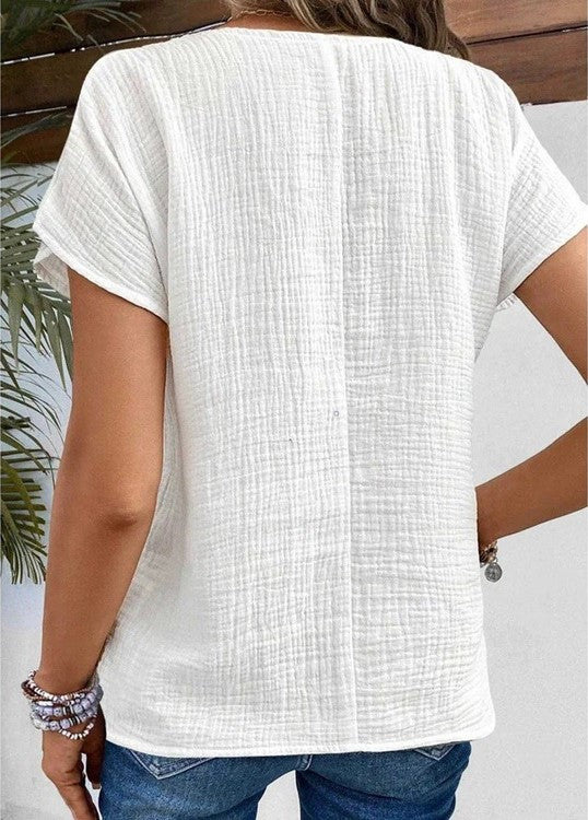 Celina | Blusa estiva da donna con bottoni
