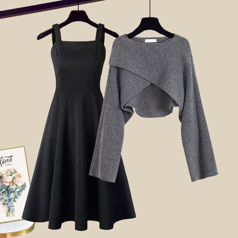 Elwira | Maglione Donna con Scollo Rotondo Set di Abiti in Maglia