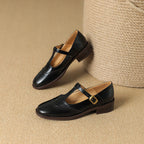Strivelle | Scarpe Mary Jane Vintage da Donna con Tacco Basso