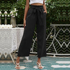 Naviera | Pantaloni larghi da donna con vita regolabile casual