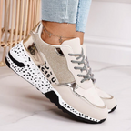 Velissy | Sneakers casual da donna con accenti argento