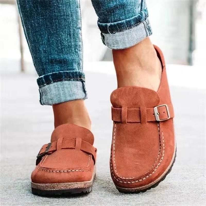 Arvella | Women's Slip-On Casual Loafers with Buckle