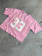 Lena | Women's Oversize Jersey T-Shirt with Sports Number