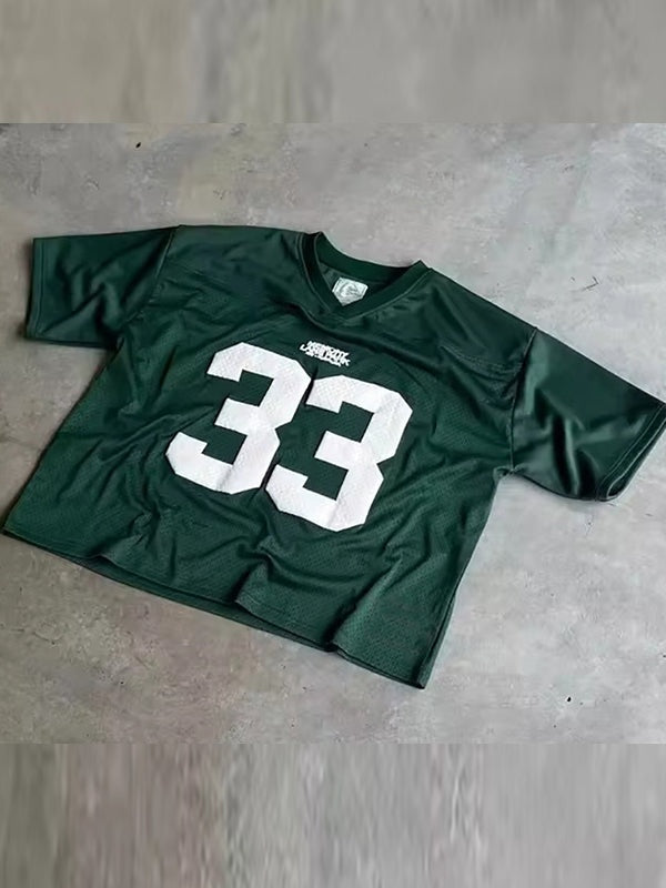Lena | Women's Oversize Jersey T-Shirt with Sports Number