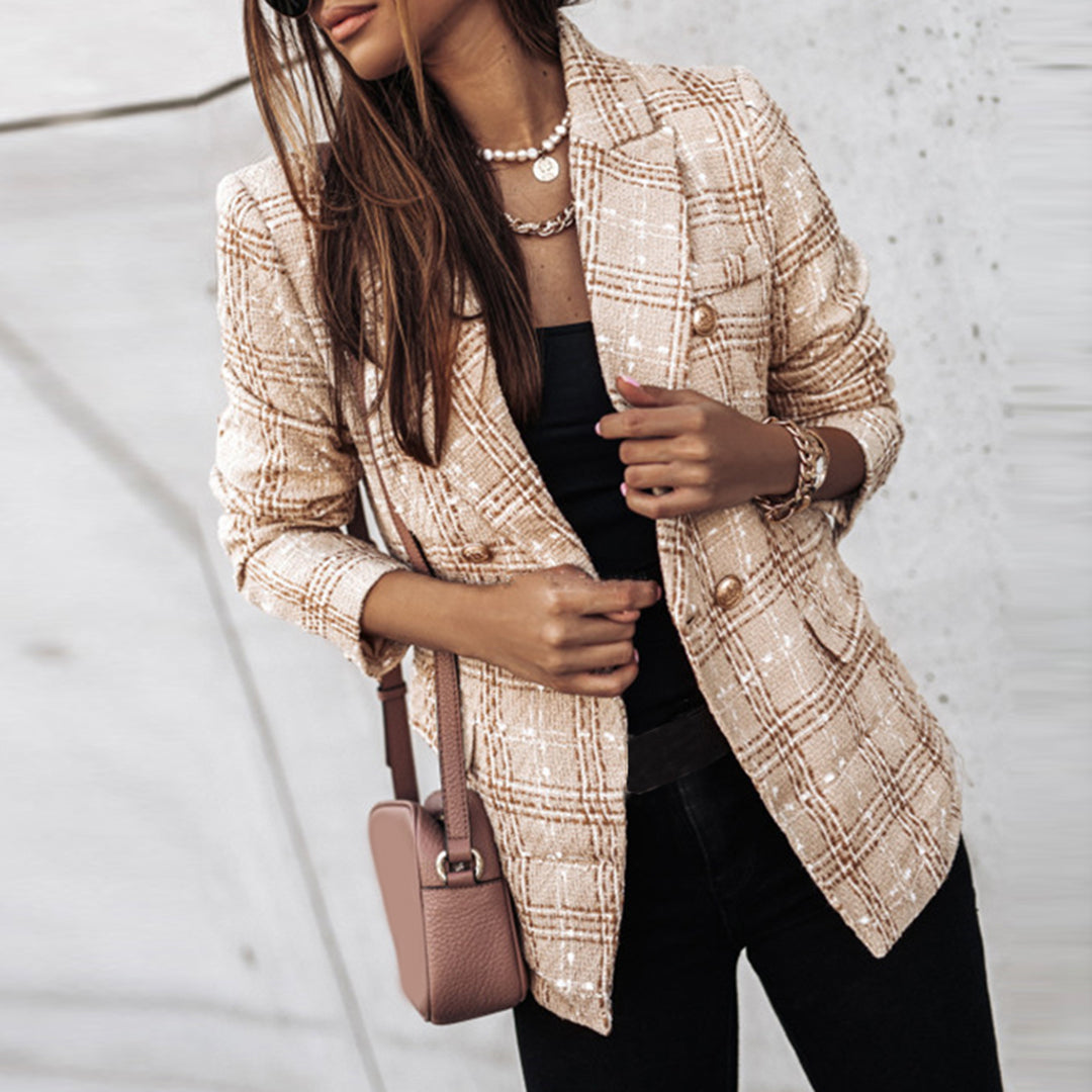 Trika | Giacca elegante da donna in tweed a quadri