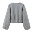 Novelle | Giacca Bomber Casual Donna Corta con Cerniera