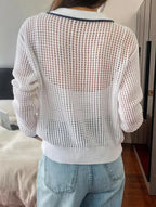 Luméa | Camicetta a Maglia Traforata da Donna