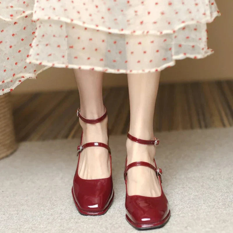 Ravelle | Scarpe Mary Jane Casual Donna con Punta Tonda