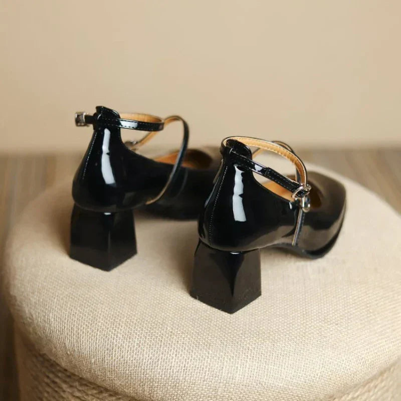 Ravelle | Scarpe Mary Jane Casual Donna con Punta Tonda