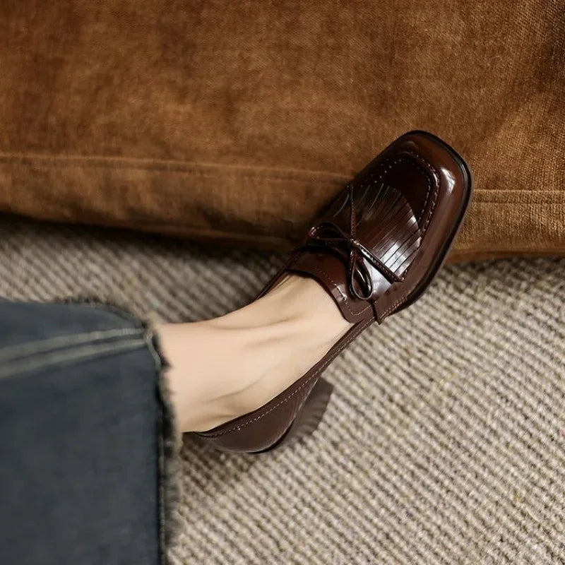 Virella | Mocassino Casual Donna Punta Tonda Tacco