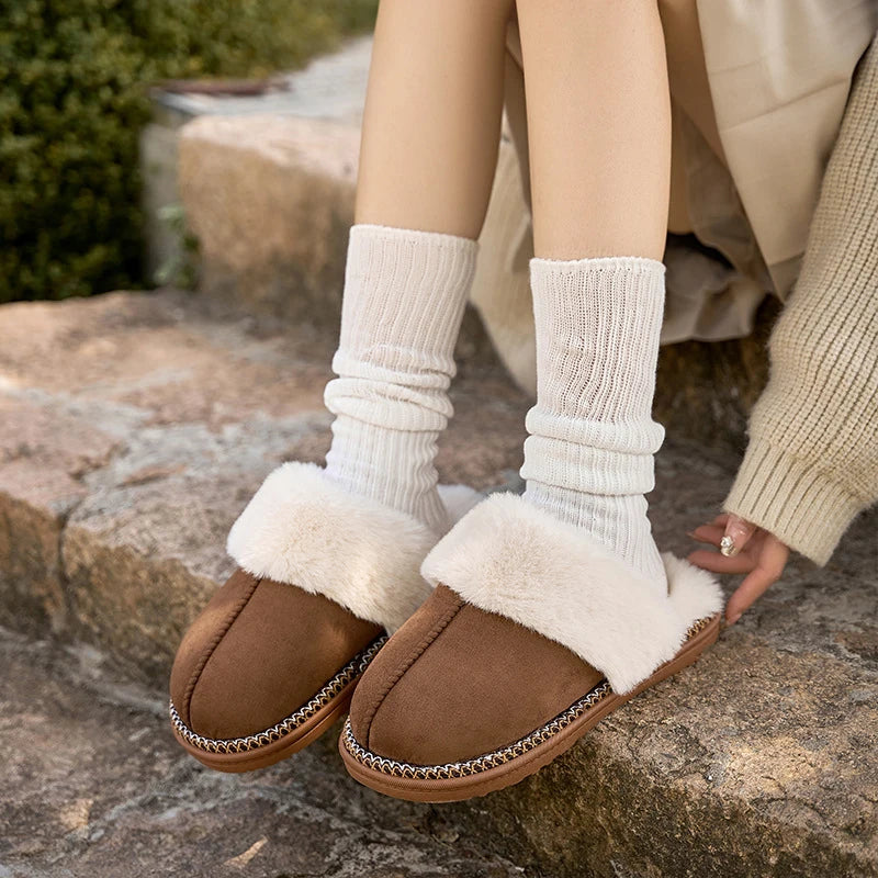 Rosavelle | Pantofole da donna con pelliccia soffice
