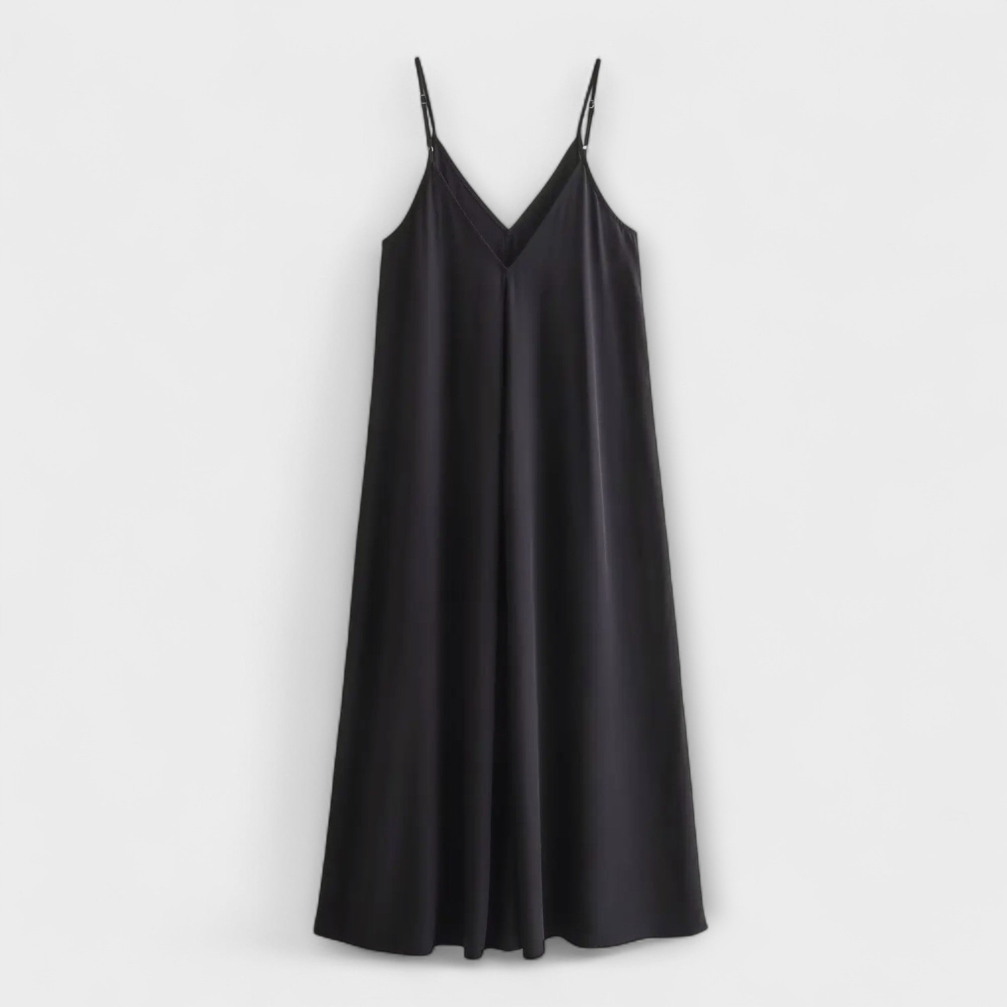 Chona | Abito Maxi Casual da Donna in Raso con Spalline