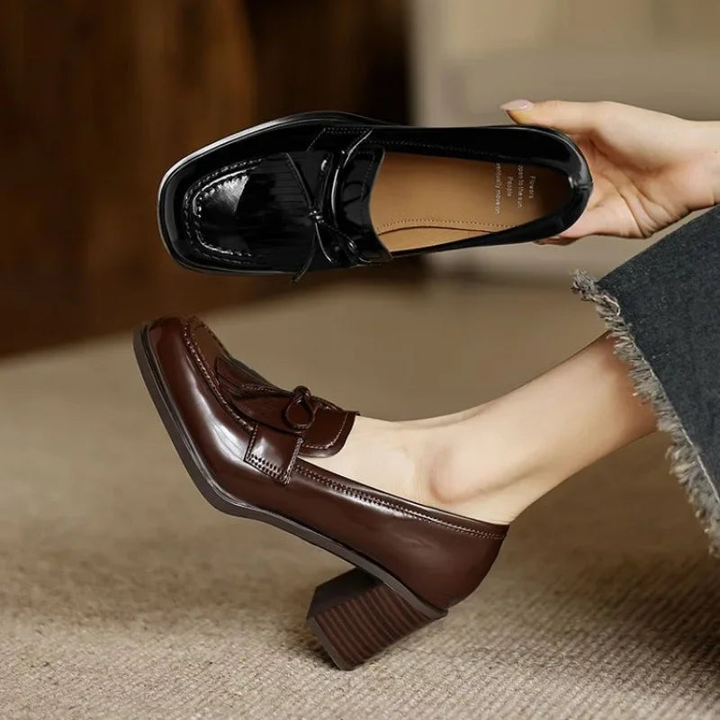 Virella | Mocassino Casual Donna Punta Tonda Tacco