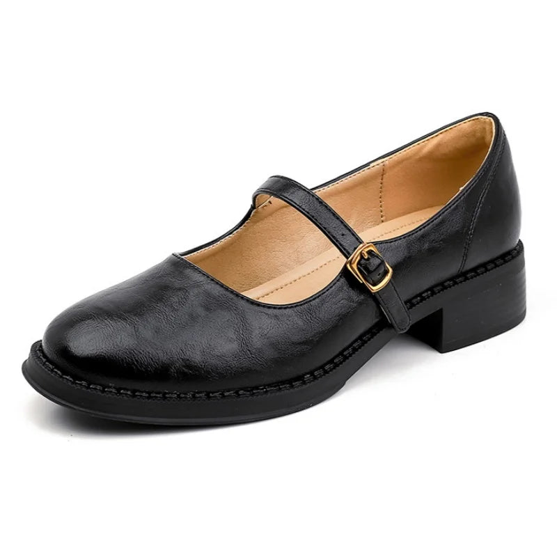 Velmira | Scarpe Mary Jane da donna con cinturino sottile e tacco basso