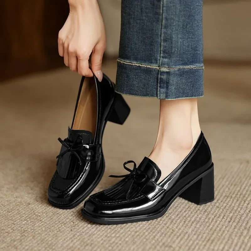 Virella | Mocassino Casual Donna Punta Tonda Tacco